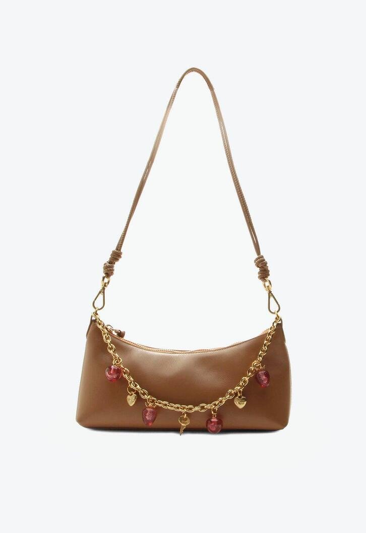 Bolsa Shoulder Ayla Média Caramelo