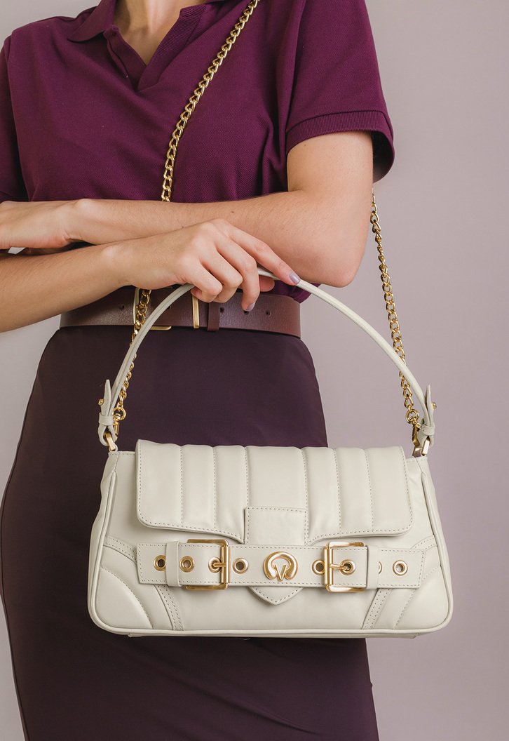 Bolsa Bege Vicenza Shoulder Lien Grande | ZZ MALL