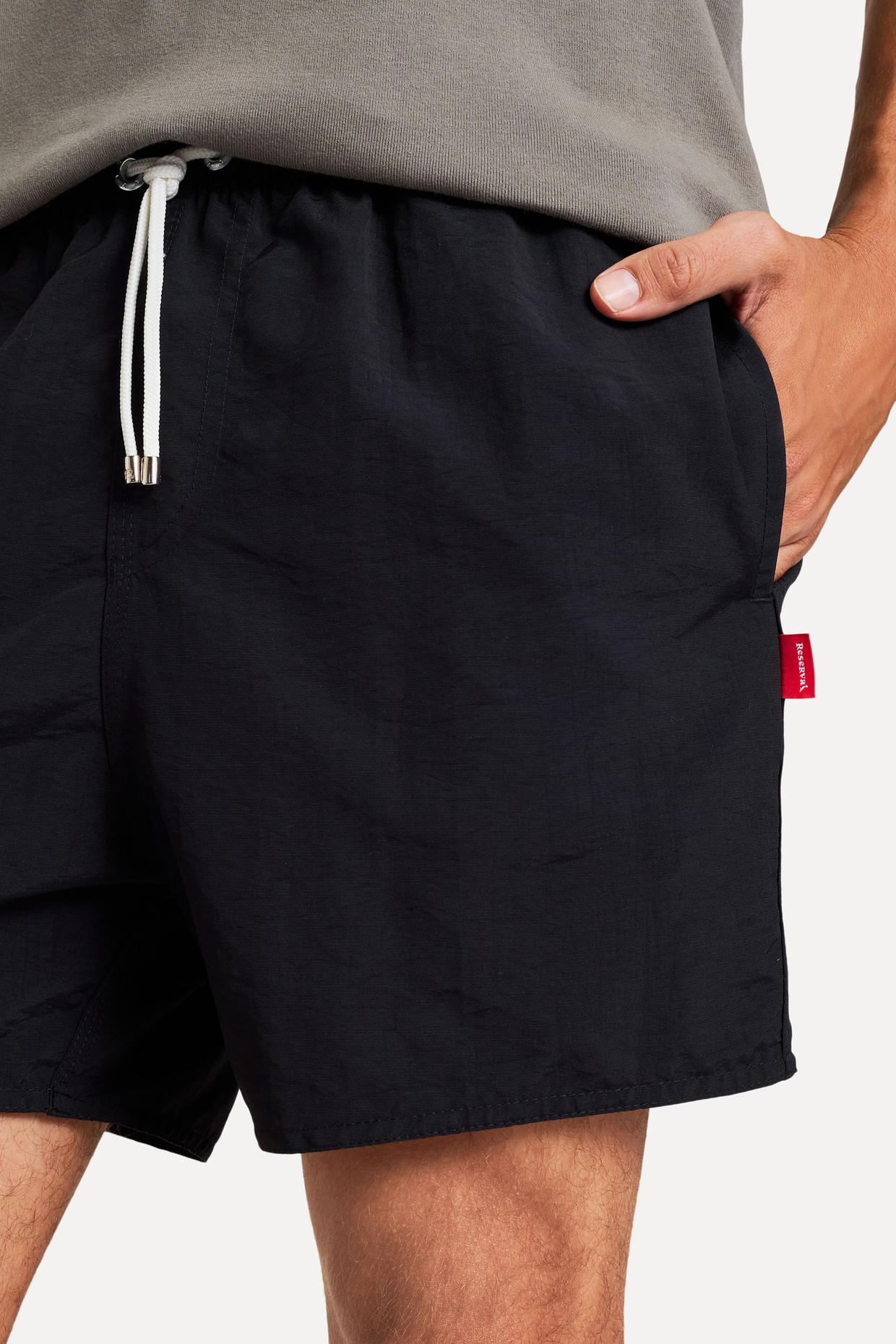 Short Praia Preto Reserva Liso Premium | ZZ MALL