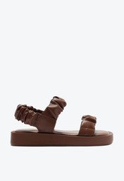 Papete Plataforma Marrom Anacapri Scrunchie