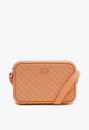 Bolsa Crossbody Laranja Anacapri Média Matelassê Triangular