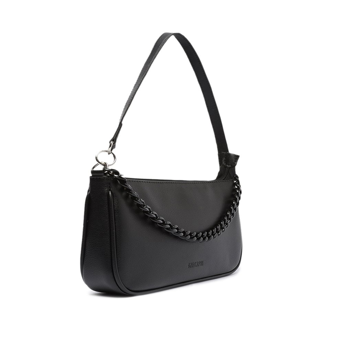 Maria Celia Calcados - Bolsa Baguete Corrente Preta Luíza Barcelos