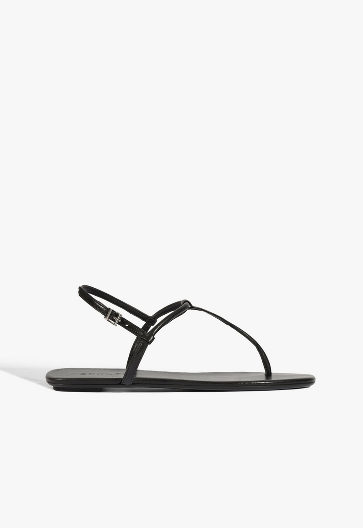 Sandália Rasteira Elsha Preta