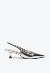 Slingback Servia Prata
