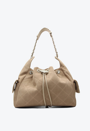 Bolsa Hobo Billy Média Bege