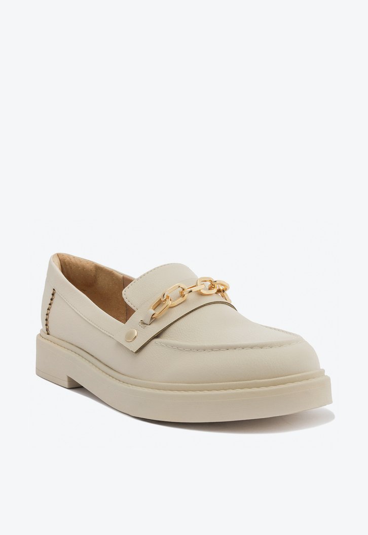 Mocassim Nude Detalhe Removível