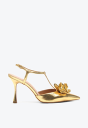 Slingback Dourado Vicenza Jasmin