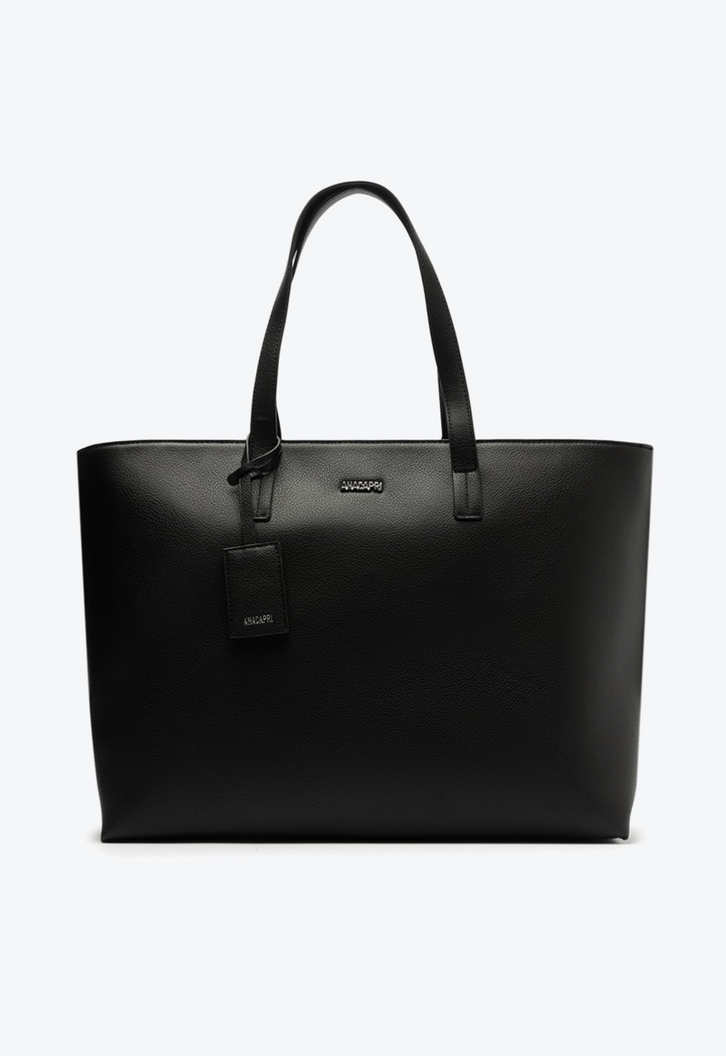 Bolsa shopping Grande Bag Charm Preta
