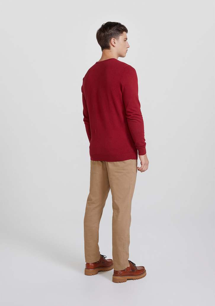 Suéter Vermelho Hering Básico Regular