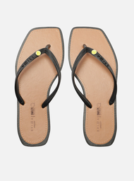 Chinelo de Dedo Amarelo Recouro Square Smiley