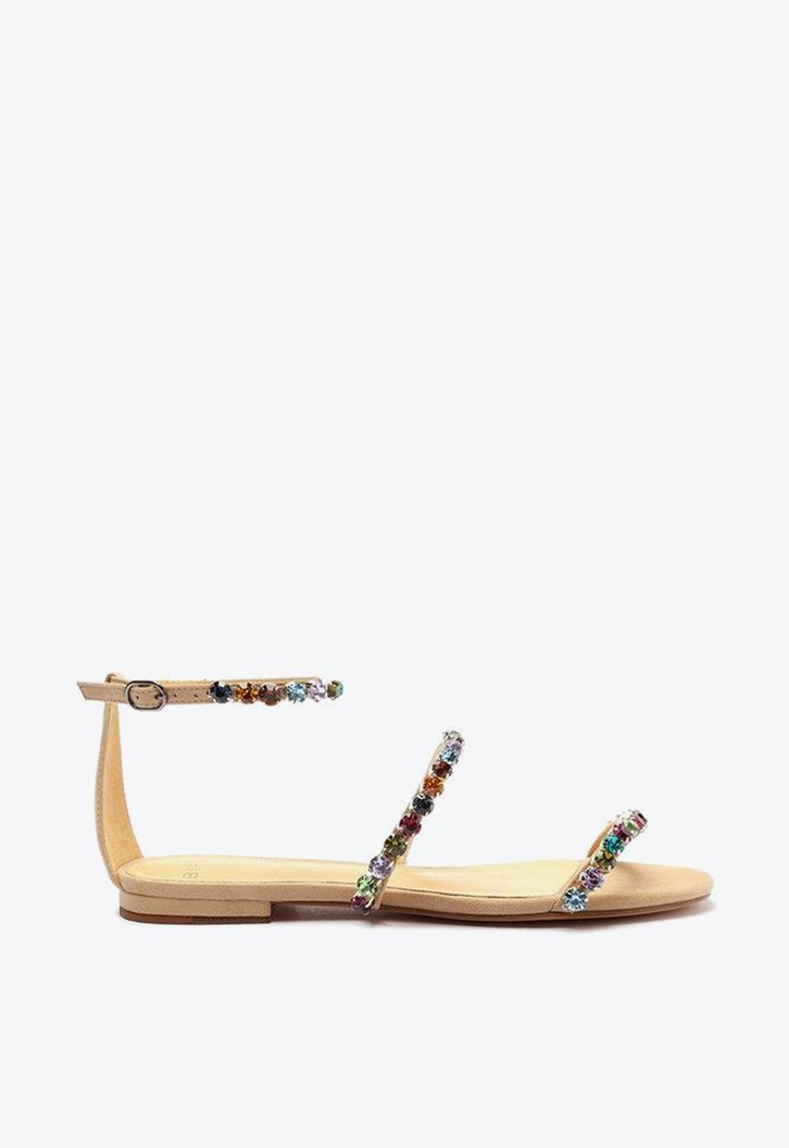 Alexa Flat Crystals Nude