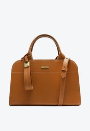 Bolsa Tote Marrom Anacapri Média Estruturada Bag Charm