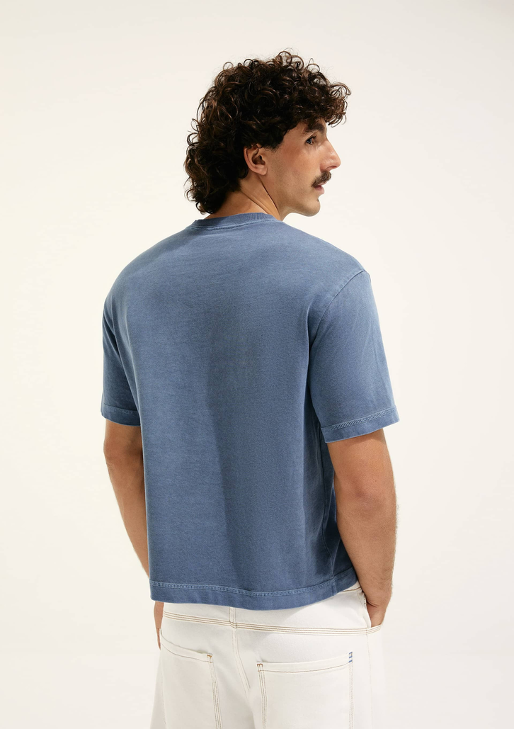 Camiseta Azul Hering Oversized Hering + Cosmo