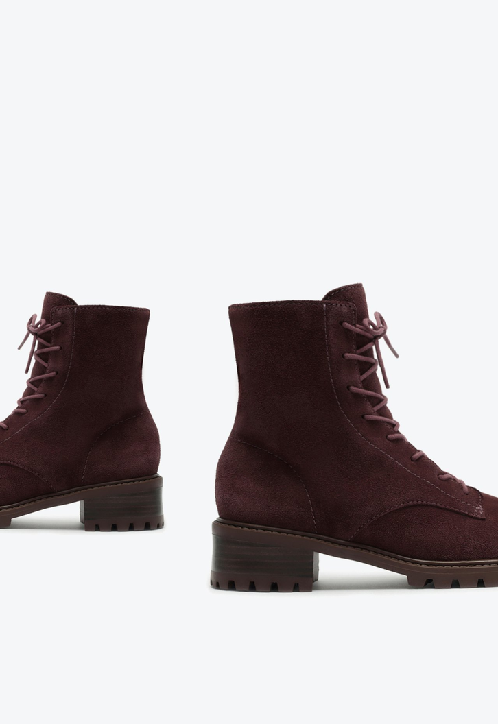 BOTA COTURNO TRATORADO CLASSIC COURO VERMELHA