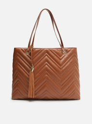 Bolsa Hobo Marrom Arezzo Matelassê Verona Grande