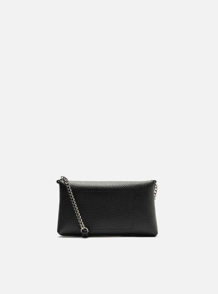 Bolsa Tiracolo Preta Arezzo Giorno Pequena Envelope