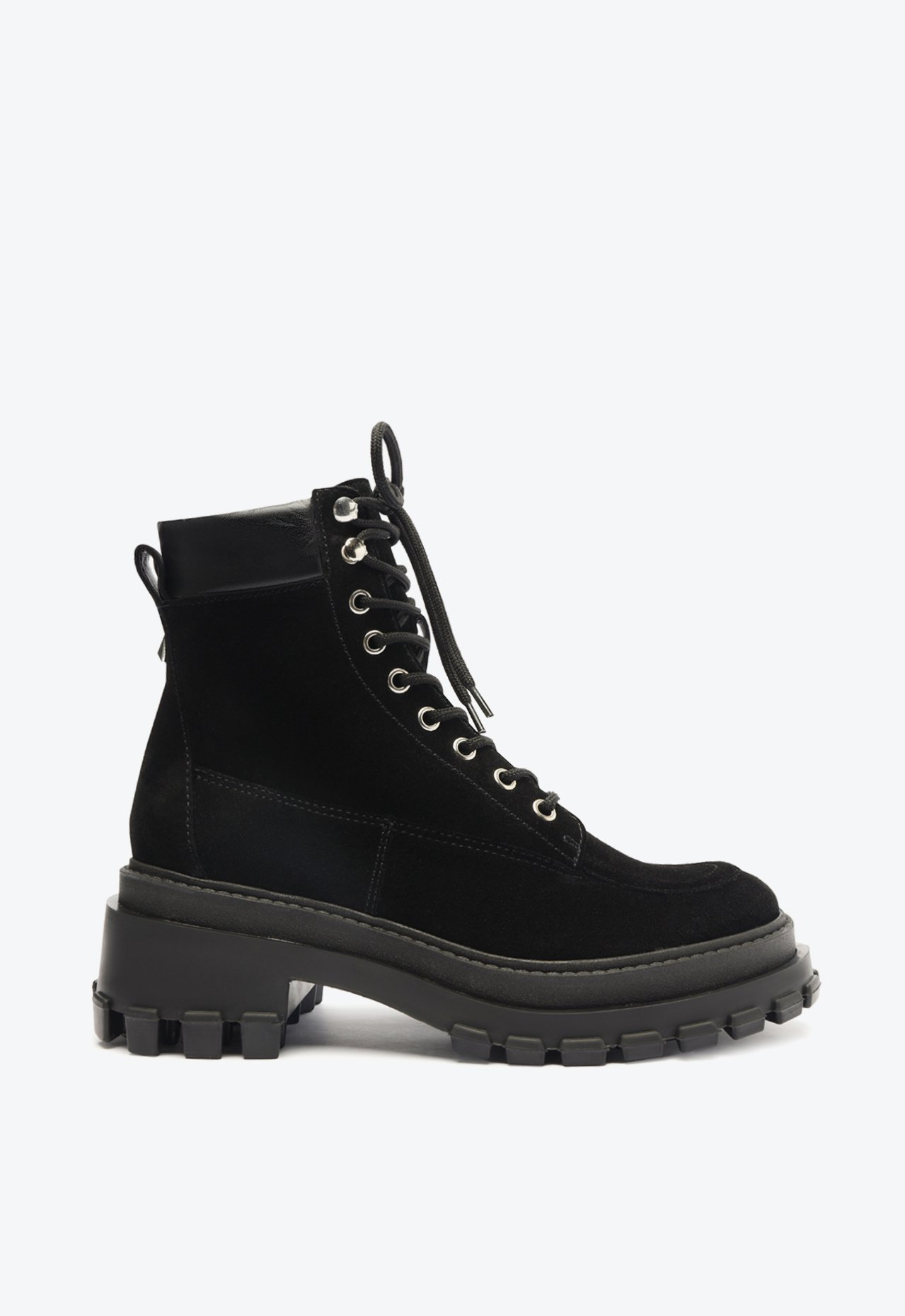 Bota Coturno Preta Schutz Tratorada Camurça | ZZ MALL
