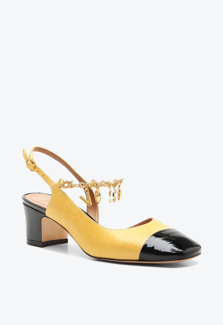 Slingback  Lua Amarelo