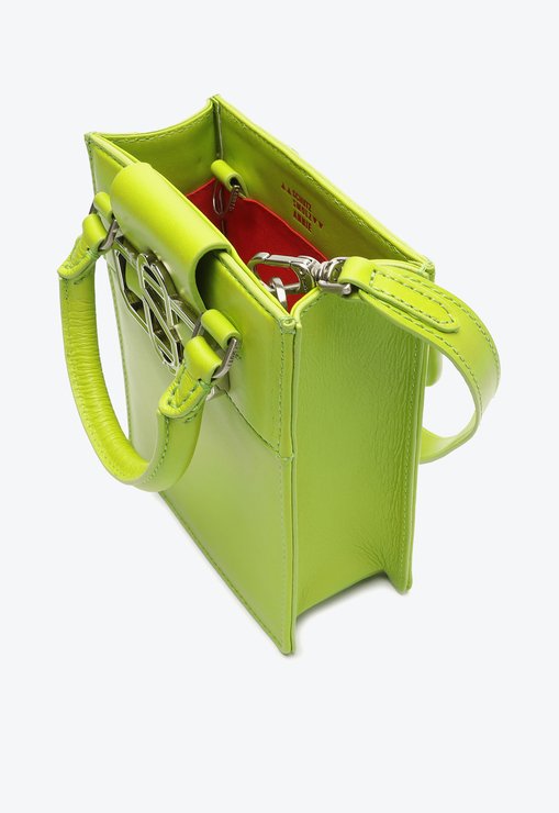 Bolsa Tiracolo Schutz Smolz Annie Couro Verde