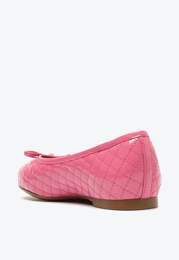 Sapatilha Infantil Pink Arezzo Matelassê Bico Redondo