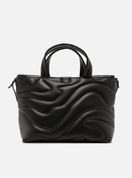Bolsa Tote Preta Arezzo Waves Grande
