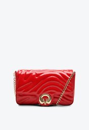 Bolsa Tiracolo Vermelho Vicenza Lily Média
