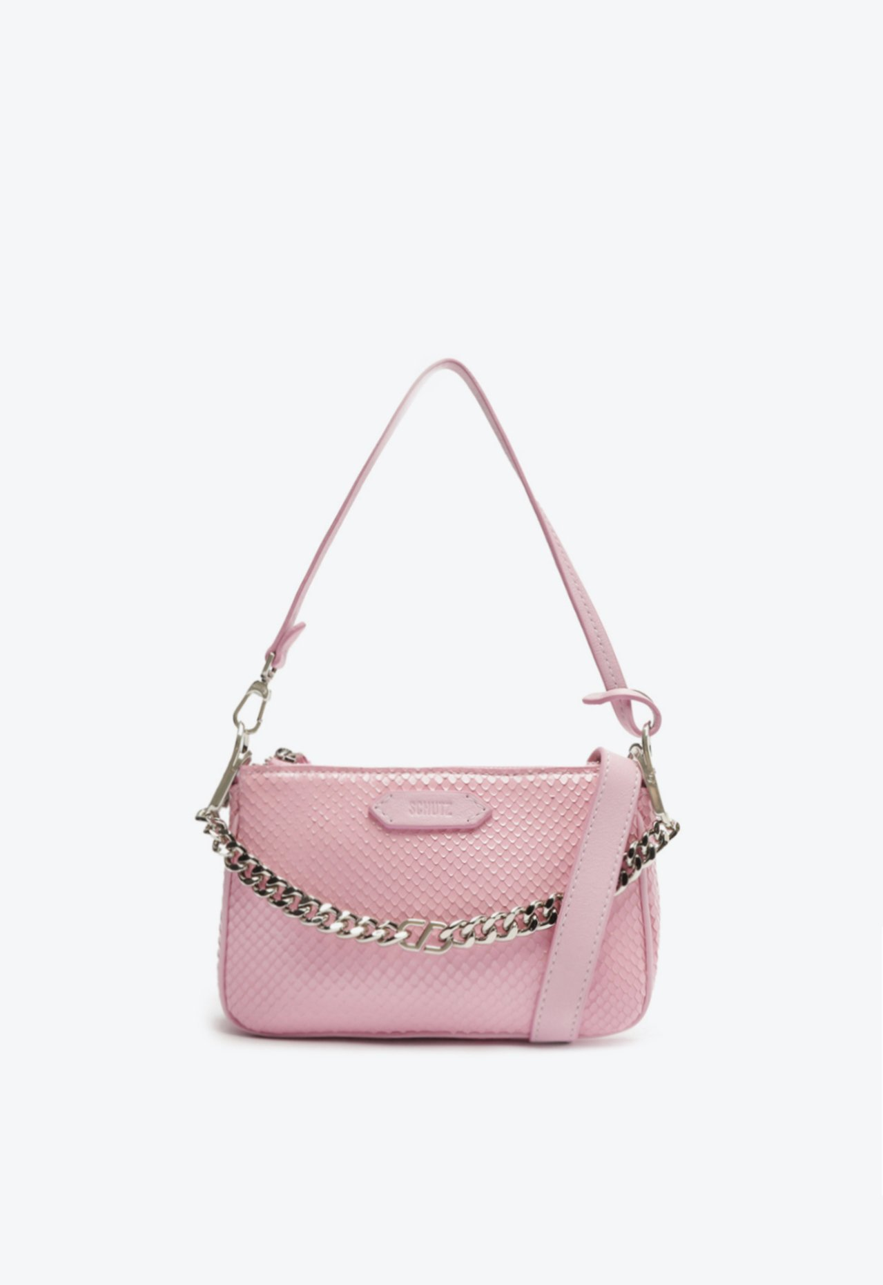 Bolsa Tiracolo Rosa Schutz Emmy Couro | ZZ MALL