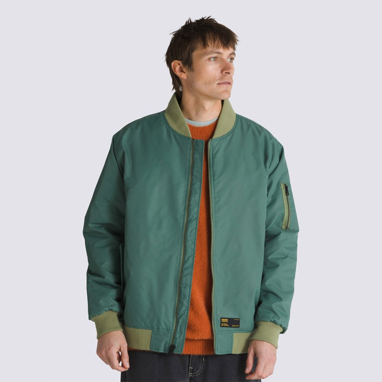 junkoro 　571&518 Jaqueta Copley Bomber Upland Dark Forest | ZZ MALL
