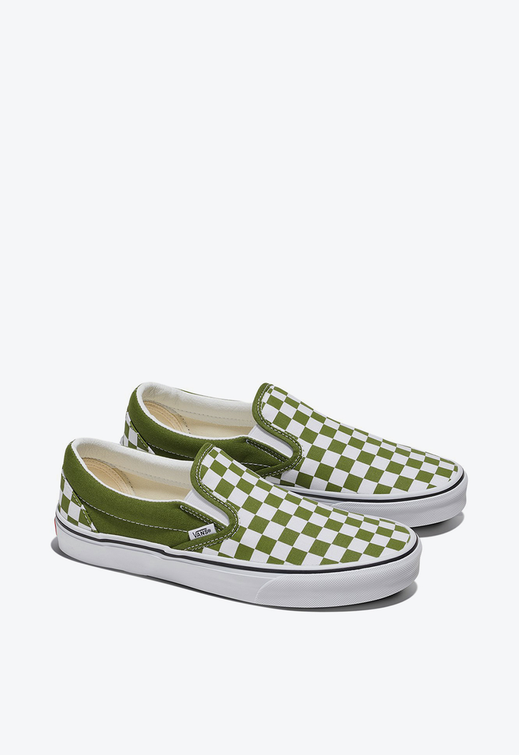 Tênis Slip-On Checkerboard Pesto