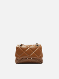 Bolsa Tiracolo Marrom Arezzo Couro Mizz Pequena