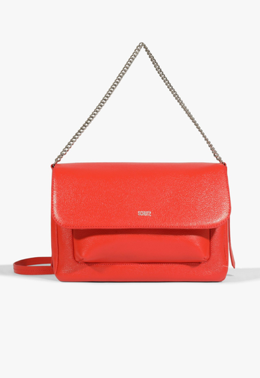 Bolsa Brooke Couro Vermelha | ZZ MALL