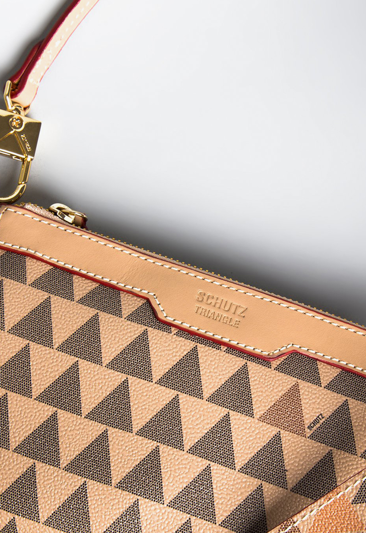 Bolsa Tiracolo Rosa Schutz Pequena Emmy Triangle