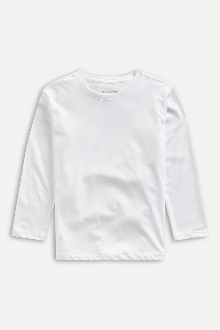 CAMISETA BRANCA RESERVA MINI PIMA CORES