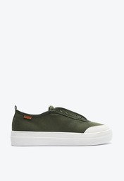 Tênis Slip On Verde Anacapri Elástico Sola Alta