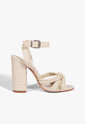 Sandália Off-white Schutz Kareena Woven Couro