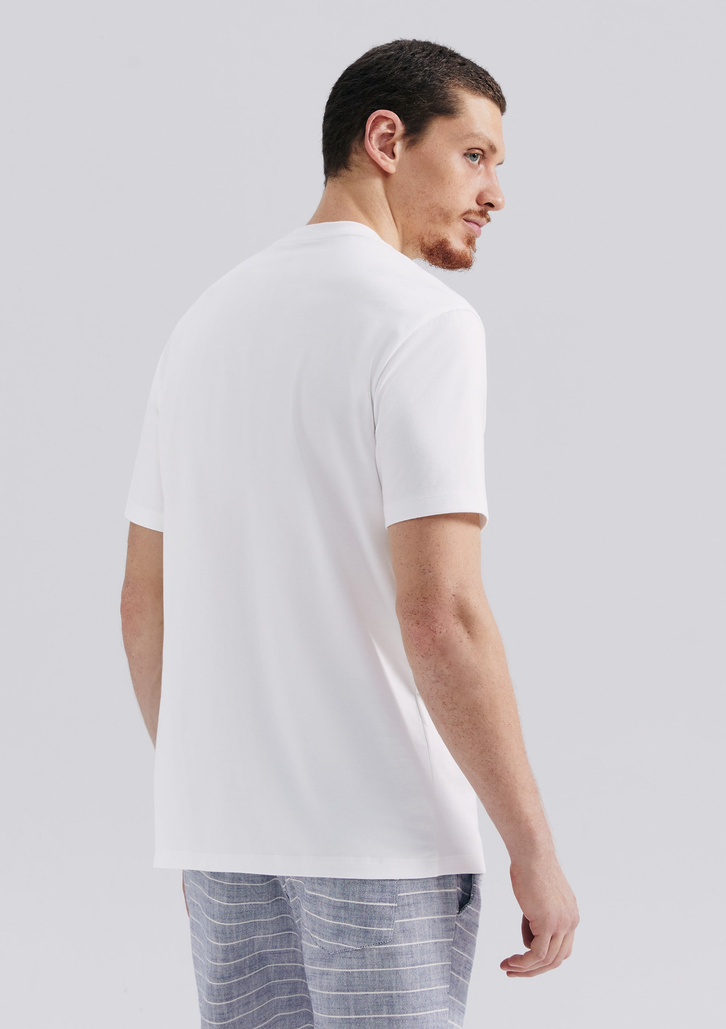 Camiseta Masculina Nude Hering Comfort Super Cotton Com Estampa