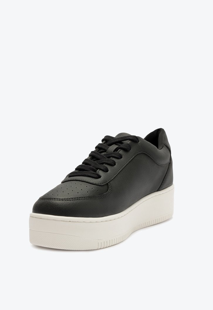 Tênis Flatform Preto Anacapri Amarração