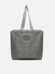 Bolsa Shopping Dourada Metal M�naco Grande