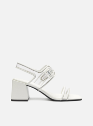 Sandalia branca couro clearance