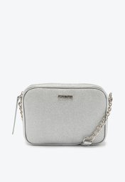 Bolsa Tiracolo Prata Anacapri Média Essencial Glam