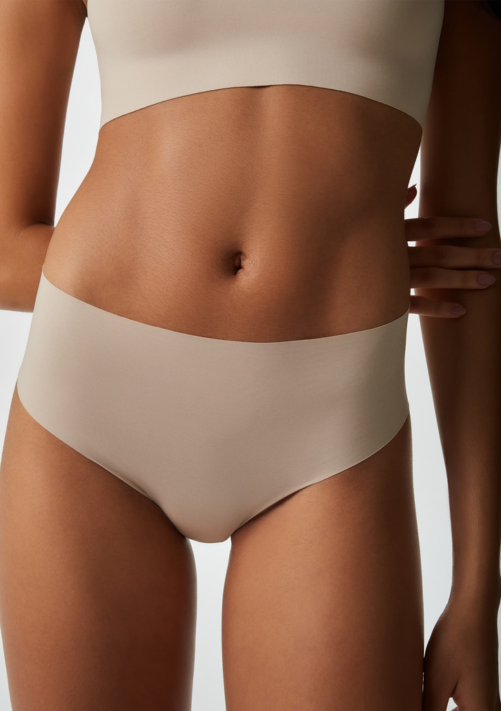Kit 3 Calcinhas Nude Hering Caleçon Corte a Laser