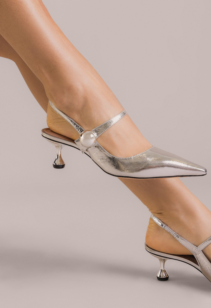 Slingback Taís Prata