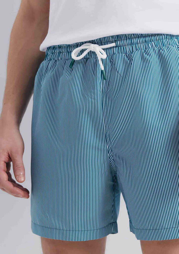 Shorts Verde Hering Praia Estampado