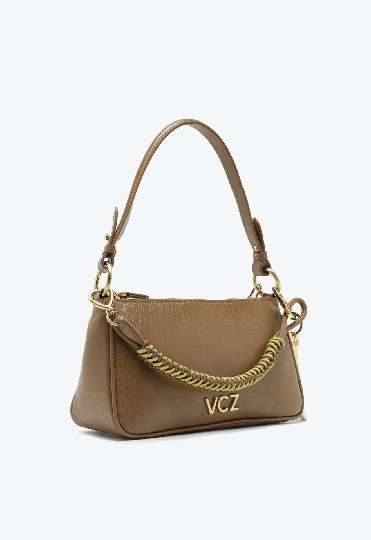 Bolsa Shoulder Charlotte Pequena Caramelo | ZZ MALL