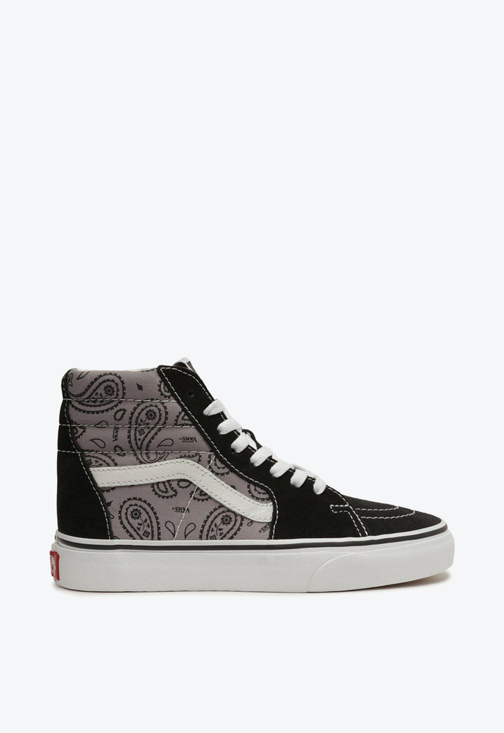 Tênis Vans Sk8-Hi Paisley Gray True White