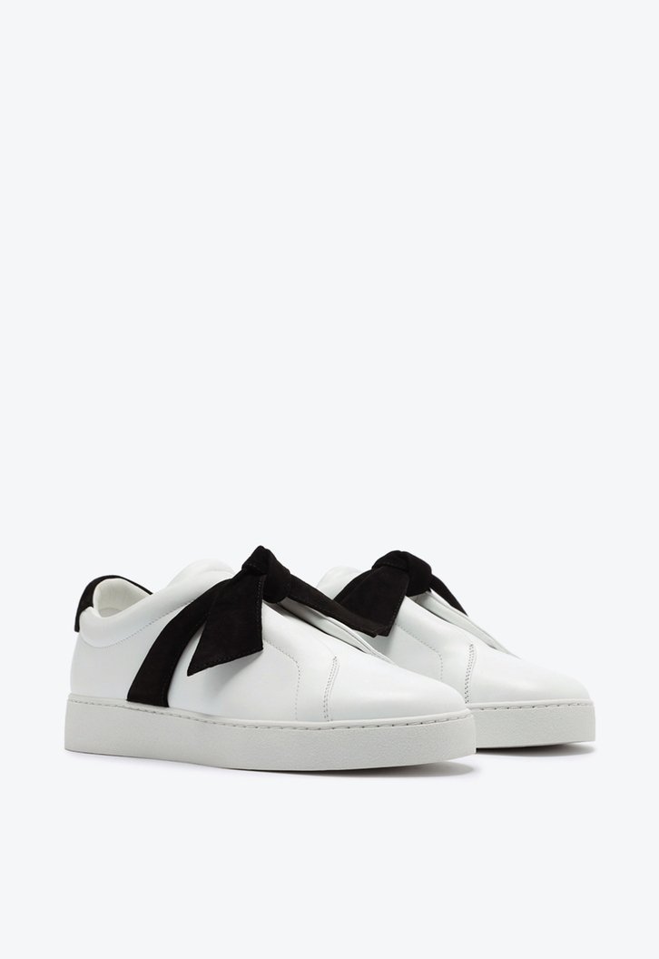 Clarita Nappa Sneaker White & Black