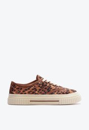 Tênis Sola Alta Pop Up Animal Print