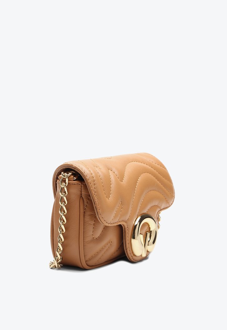 Bolsa Tiracolo Lily Pequena Marrom
