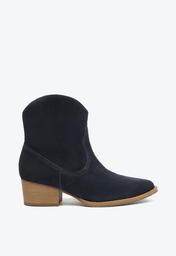 Bota Azul Schutz S-souli Couro Croco
