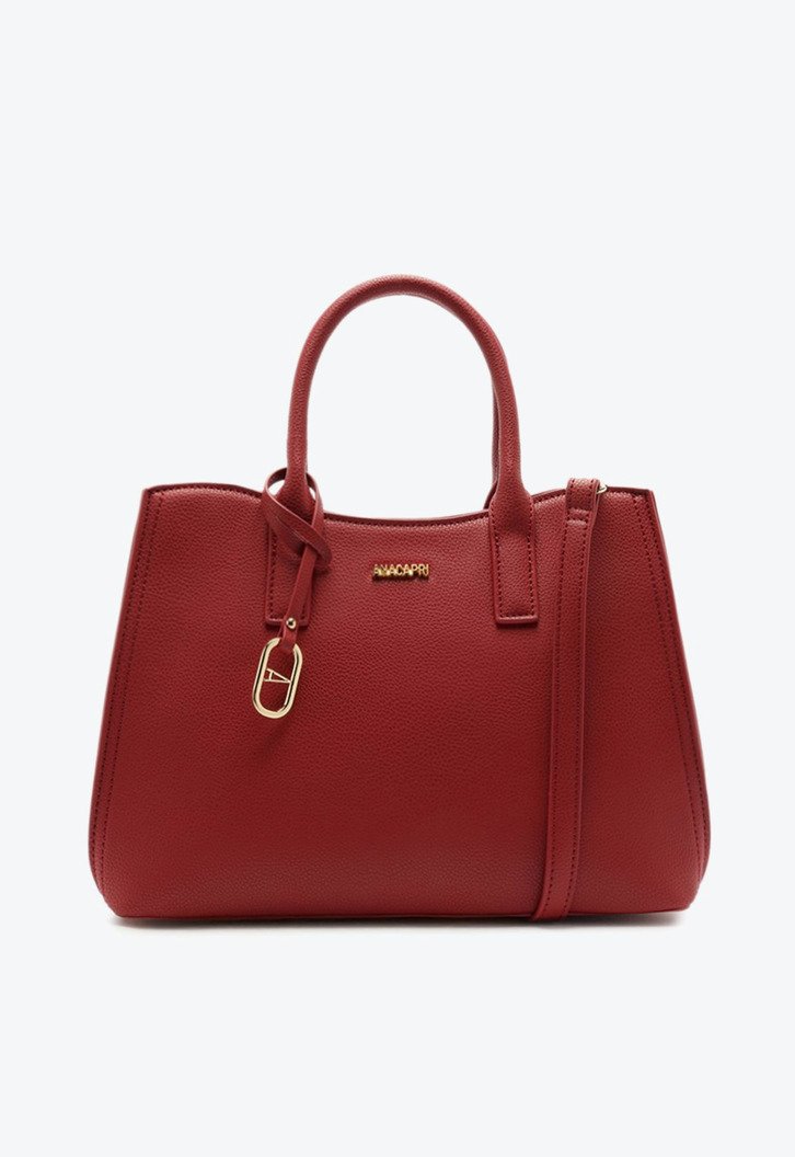 Bolsa Tote Média Floater Pingente Cápsula Vermelha